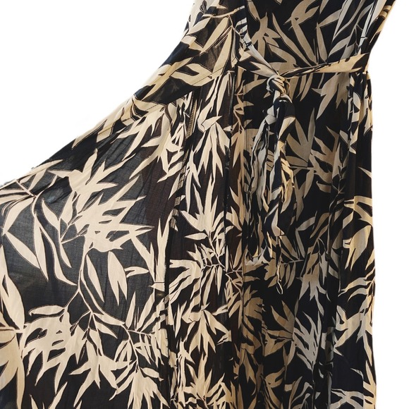 Amuse Society Provence Navy Blue White Print Wrap Maxi Dress Womens Size Small - Picture 10 of 12